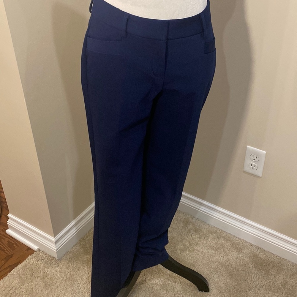 Express columnist navy blue stretch pants